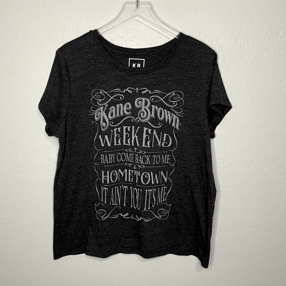 KANE BROWN Hybrid Apparel Gray Concert T-Shirt XL